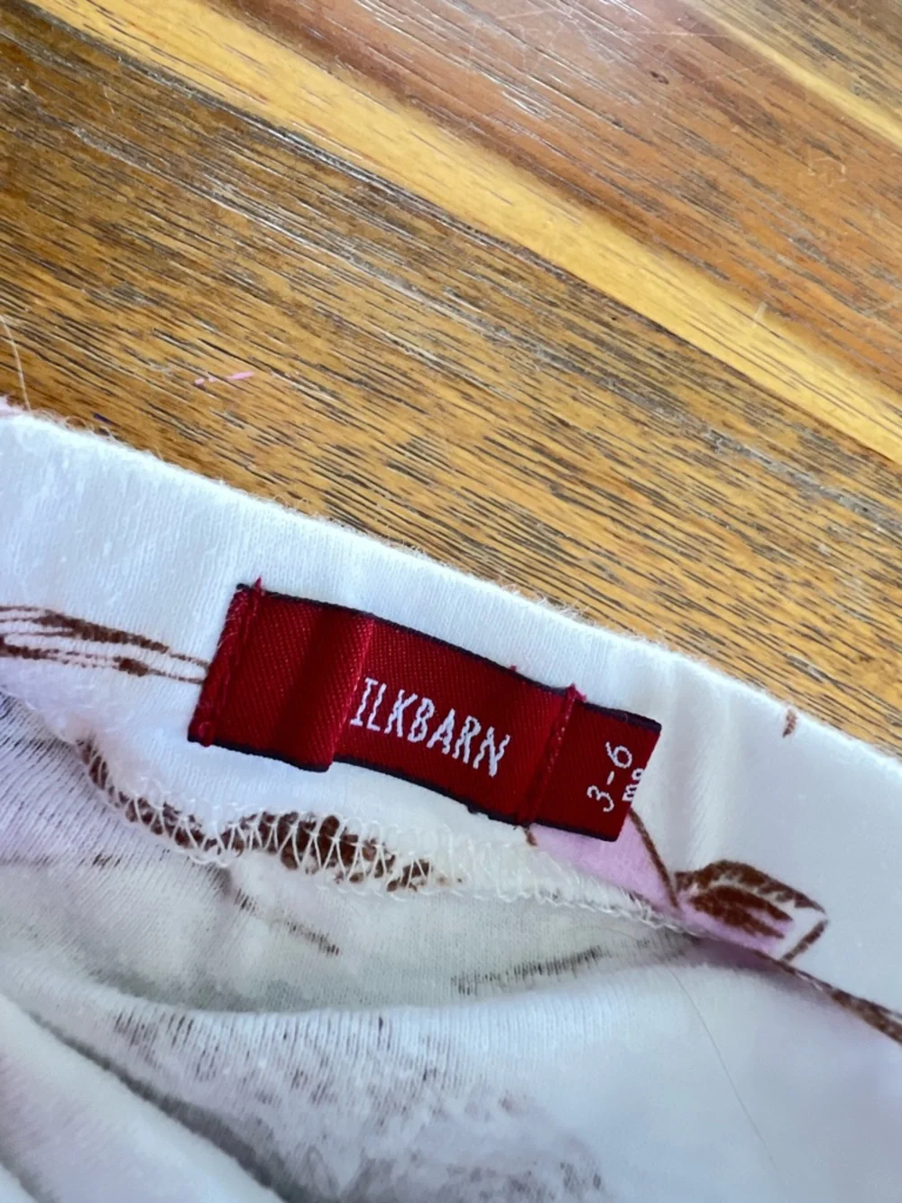 Milkbarn White Diaper Cover with Pink Hummingbird Print